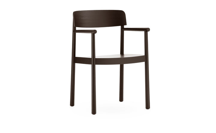 Timb Armchair - Normann Copenhagen Dining Chairs - Brown - HORNE