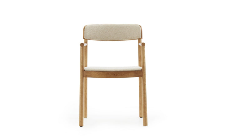 Timb Armchair Upholstery - Normann Copenhagen Dining Chairs - Tan / Hallingdal 220 - HORNE