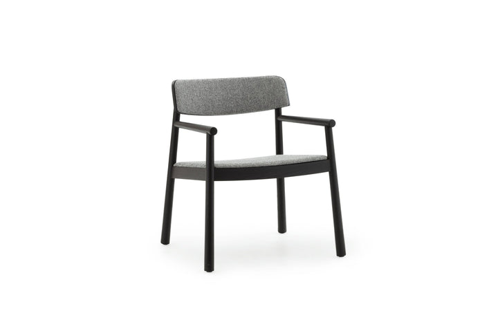 Timb Lounge Armchair Upholstery - Normann Copenhagen Lounge Chairs - Black / Hallingdal 166 - HORNE