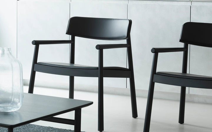 Timb Lounge Armchair Upholstery - Normann Copenhagen Lounge Chairs - Black / Hallingdal 166 - HORNE