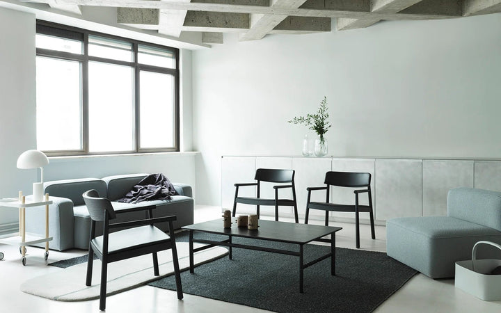 Timb Lounge Armchair Upholstery - Normann Copenhagen Lounge Chairs - Black / Hallingdal 166 - HORNE