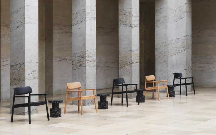 Timb Lounge Armchair Upholstery - Normann Copenhagen Lounge Chairs - Black / Hallingdal 166 - HORNE
