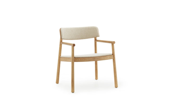 Timb Lounge Armchair Upholstery - Normann Copenhagen Lounge Chairs - Tan / Hallingdal 220 - HORNE