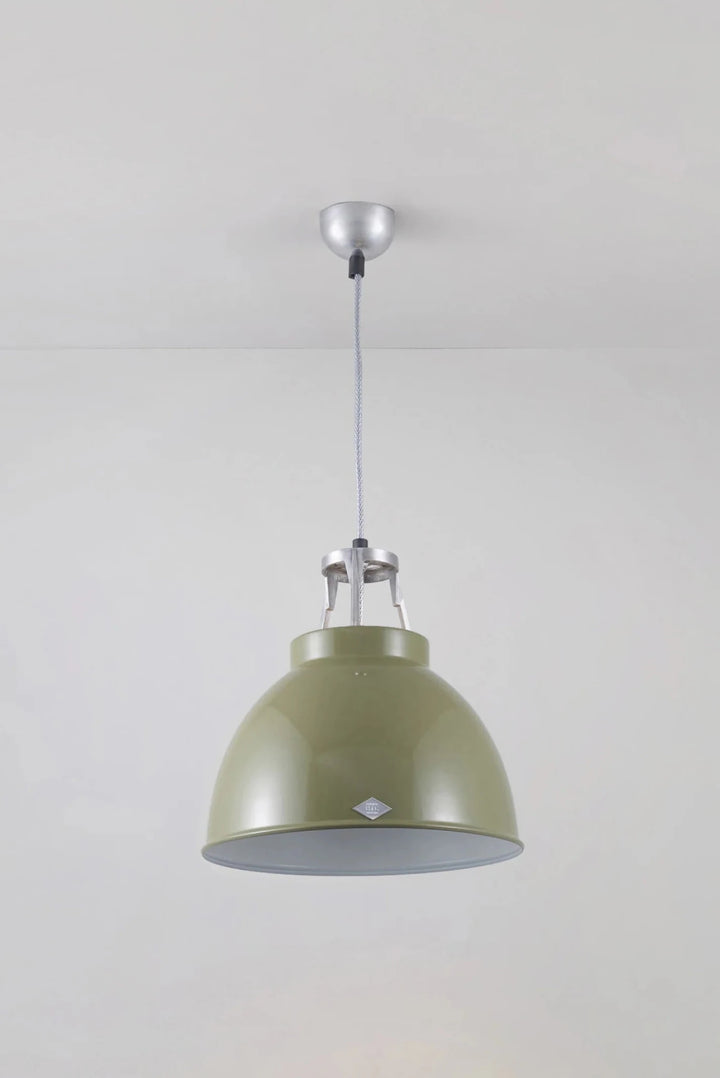 Titan Size 1 Pendant - Original BTC Pendants - Putty Grey - White Interior - HORNE