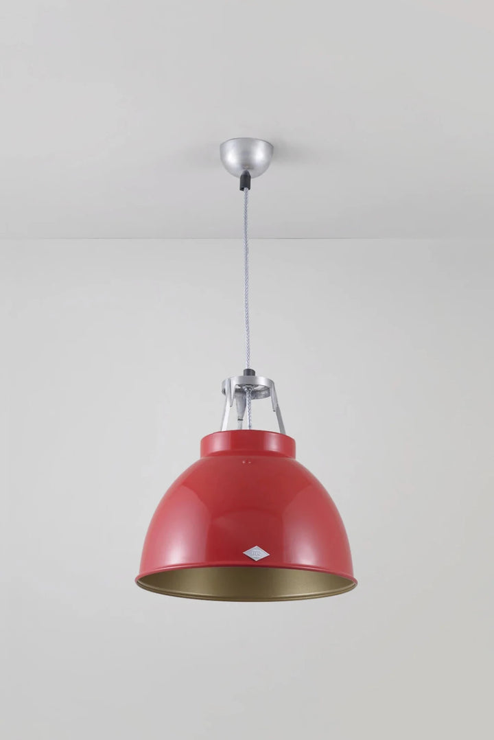 Titan Size 1 Pendant - Original BTC Pendants - Red - Gold Interior - HORNE