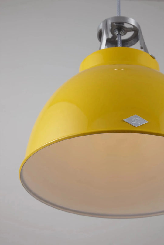 Titan Size 1 Pendant - Original BTC Pendants - Yello - White Interior - HORNE
