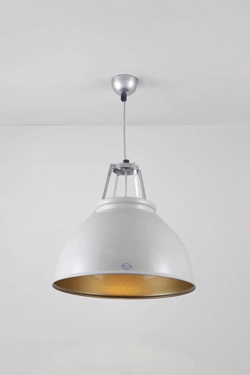 Titan Size 3 Pendant - Original BTC Pendants - Olive Green - White Interior - HORNE