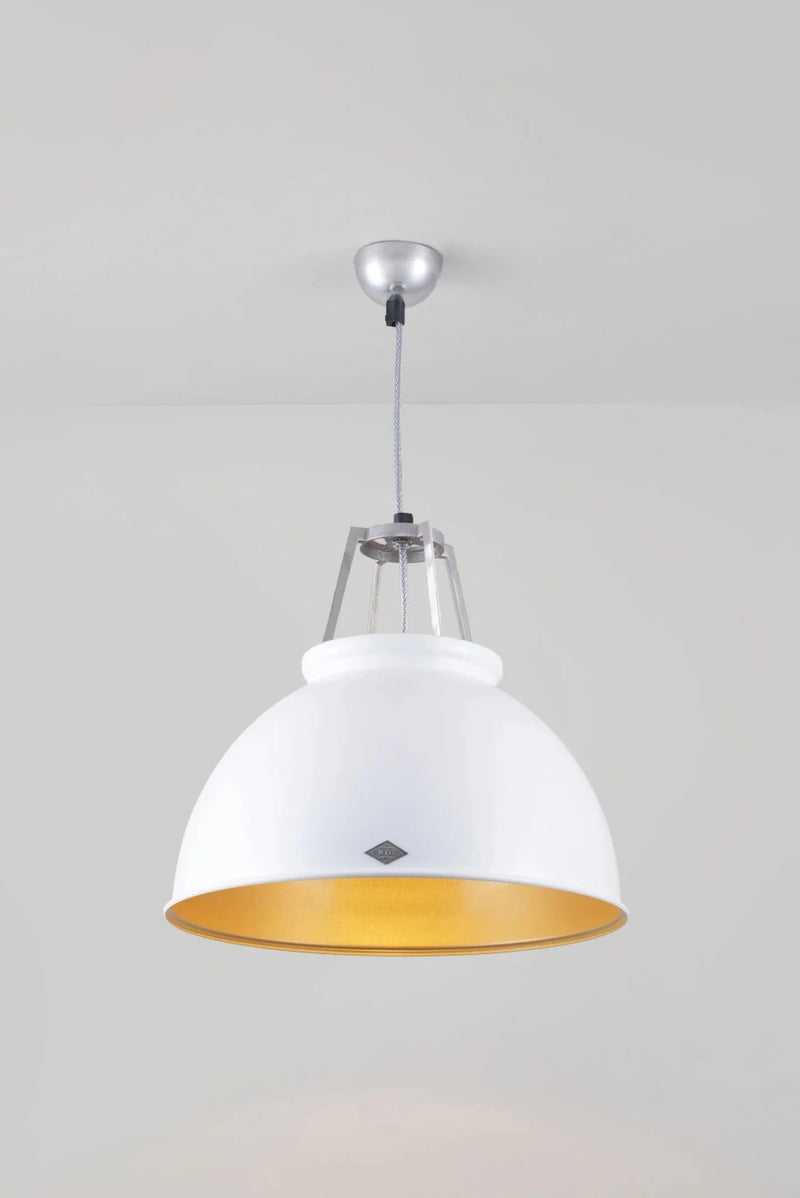 Titan Size 3 Pendant - Original BTC Pendants - Olive Green - White Interior - HORNE