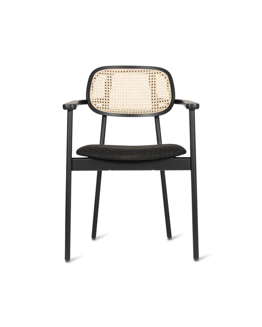 Titus Dining Armchair - Vincent Sheppard Chairs - Black Stained Oak - HORNE