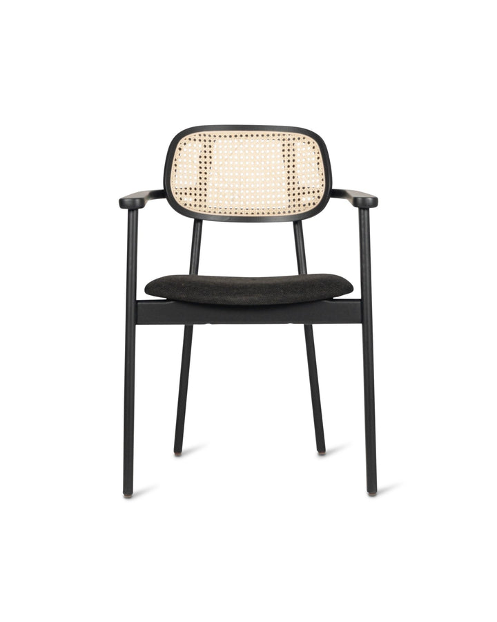 Titus Dining Armchair - Vincent Sheppard Chairs - Black Stained Oak - HORNE