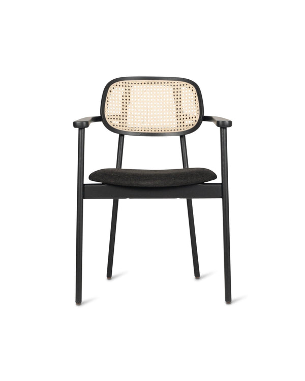Titus Dining Armchair - Vincent Sheppard Chairs - Black Stained Oak - HORNE