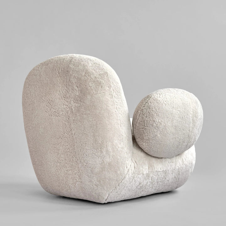 Toe Armchair - Flat - 101 Copenhagen Chairs - Sandshell (Sheepskin) - HORNE