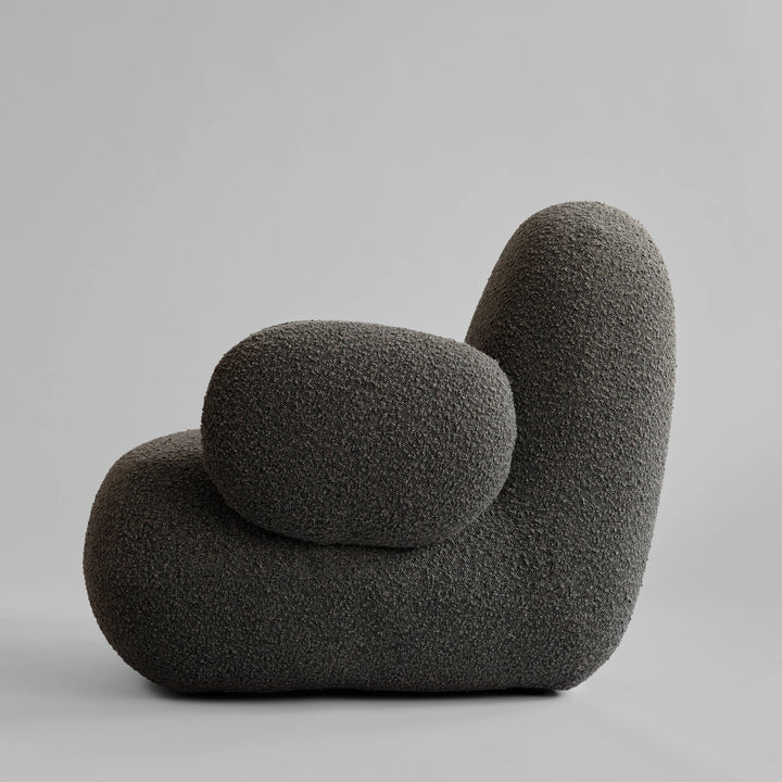 Toe Armchair - Flat - 101 Copenhagen Chairs - Deep Taupe (A2635) - HORNE