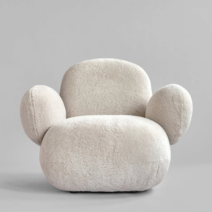 Toe Armchair - Flat - 101 Copenhagen Chairs - Sandshell (Sheepskin) - HORNE
