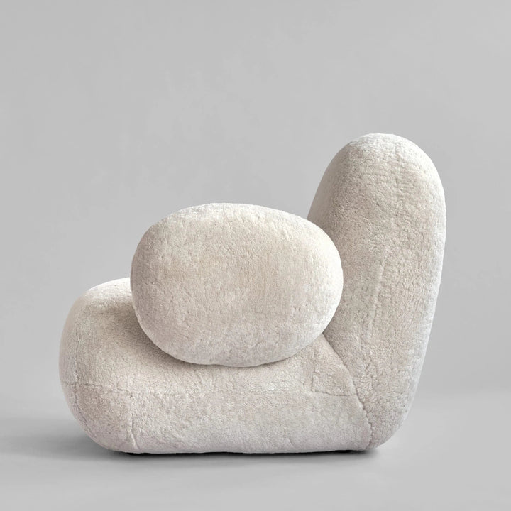 Toe Armchair - Flat - 101 Copenhagen Chairs - Sandshell (Sheepskin) - HORNE