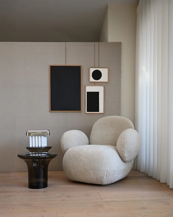 Toe Armchair - Flat - 101 Copenhagen Chairs - Sandshell (Sheepskin) - HORNE