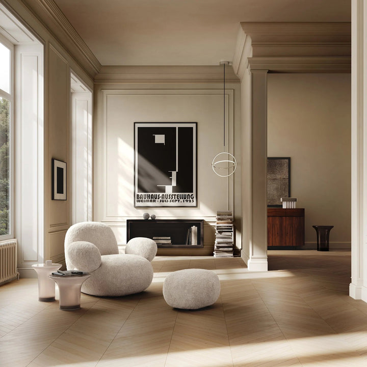 Toe Armchair - Flat - 101 Copenhagen Chairs - Sandshell (Sheepskin) - HORNE