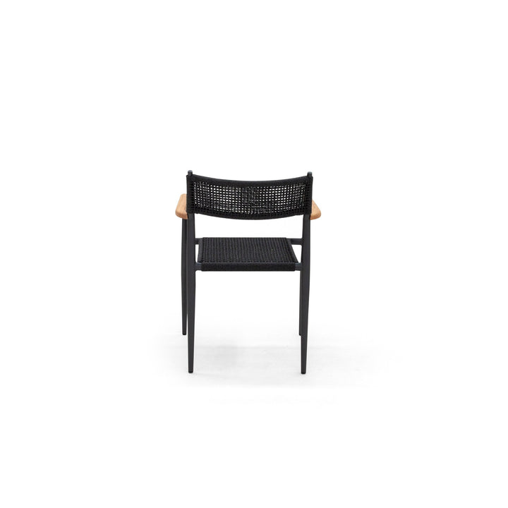 Togo Arm Chair - BETACO Chairs - w/Seat Cushion / Linen Rope / Linen Aluminum / Lorkey 206 - HORNE