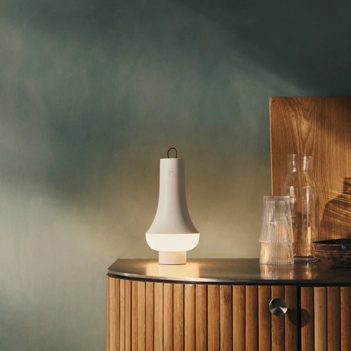 Tomoshi Portable Lamp - Louis Poulsen Table + Task - White - HORNE