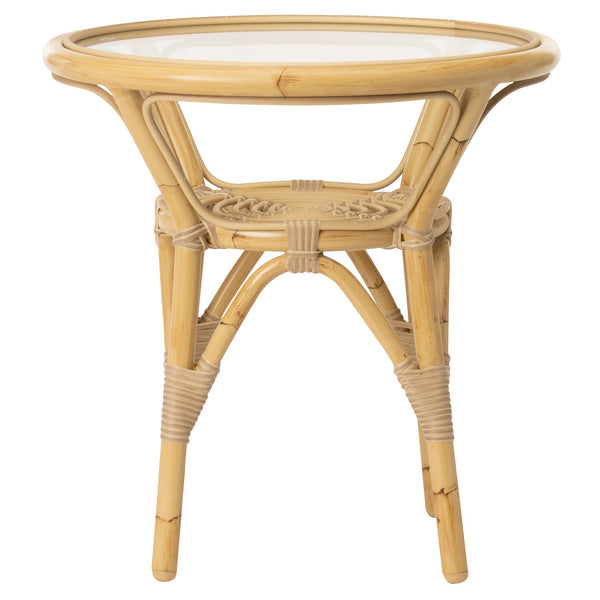 Tony Outdoor Round Side Table - Sika Design - Tables - Natural - HORNE
