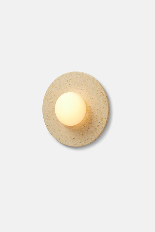 Topo Sconce - RBW Lighting - Medium 12" - Oat - 2700K (warm white) - HORNE