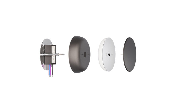 Totem Puck - Pablo Designs - Wall Sconces - White/Walnut - HORNE