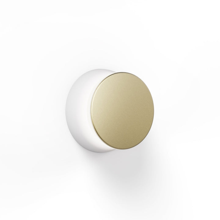Totem Puck - Pablo Designs - Wall Sconces - White/Brass - HORNE