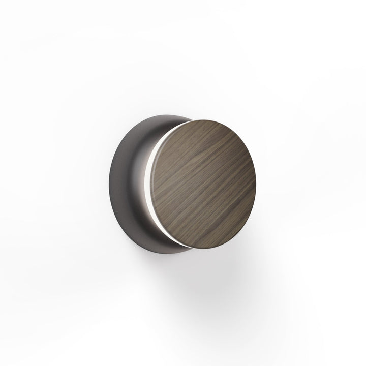 Totem Puck - Pablo Designs - Wall Sconces - Black/Walnut - HORNE