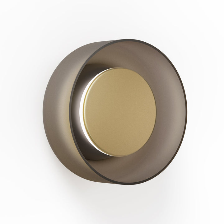 Totem Sconce - Pablo Designs - Wall Sconces - Black/Brass/Amber - HORNE