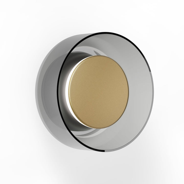 Totem Sconce - Pablo Designs - Wall Sconces - Black/Brass/Smoke - HORNE