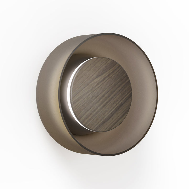 Totem Sconce - Pablo Designs - Wall Sconces - Black/Walnut/Amber - HORNE
