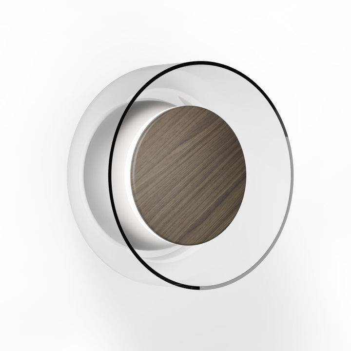 Totem Sconce - Pablo Designs - Wall Sconces - Grey/Walnut/Clear - HORNE