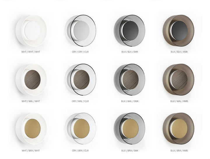 Totem Sconce - Pablo Designs - Wall Sconces - White/Brass/White - HORNE