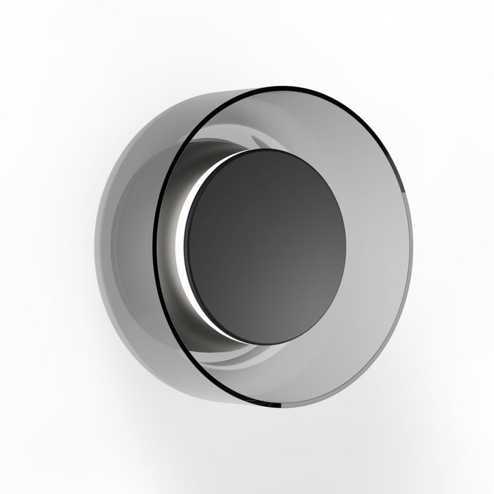 Totem Sconce - Pablo Designs - Wall Sconces - Black/Black/Smoke - HORNE