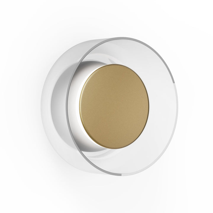 Totem Sconce - Pablo Designs - Wall Sconces - Grey/Brass/Clear - HORNE