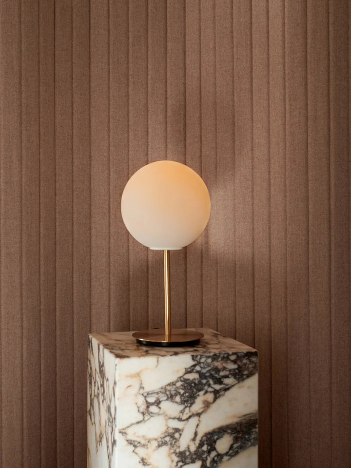 TR Bulb Table Lamp - Audo Copenhagen Table + Task - Brushed Brass - HORNE
