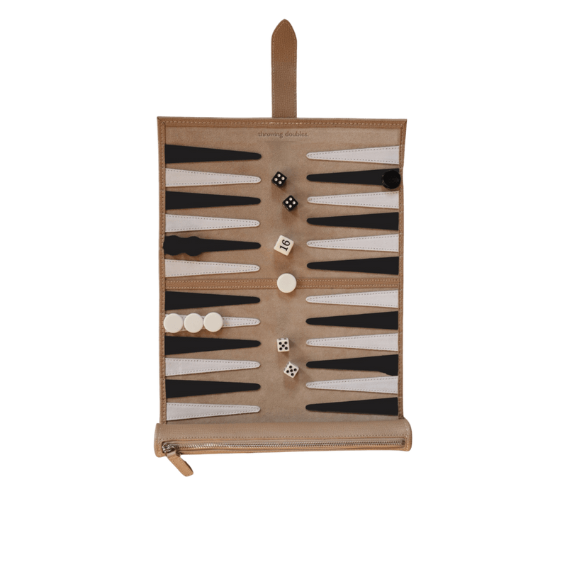 Travel Backgammon Board - Manhattan - Throwing Doubles Toys & Games > Games > Board Games - HORNE