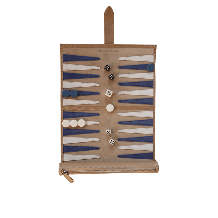 Travel Backgammon Board - Nantucket - Throwing Doubles Toys & Games > Games > Board Games - HORNE