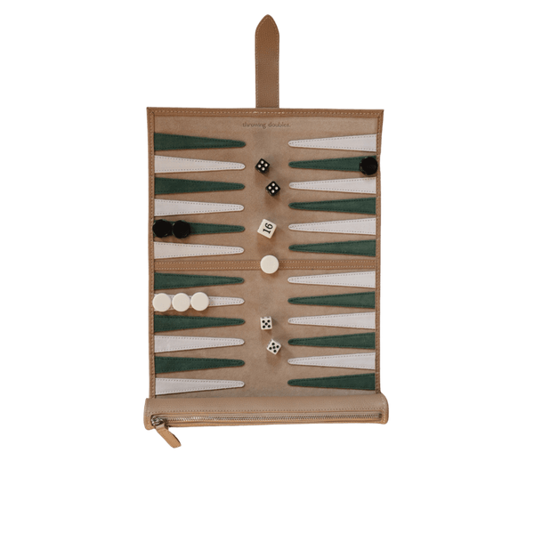 Travel Backgammon Board - Tulum - Throwing Doubles Toys & Games > Games > Board Games - HORNE