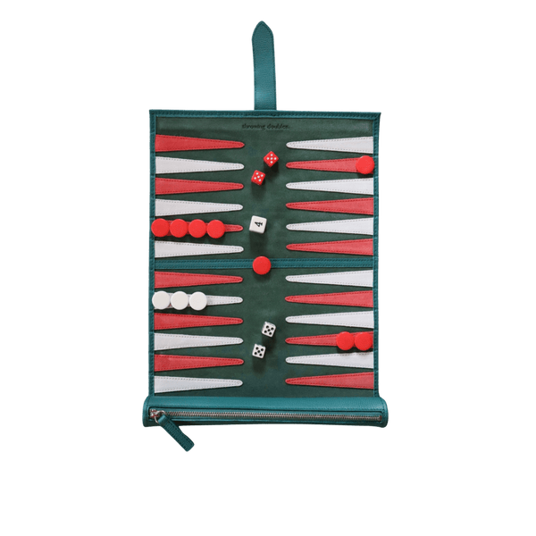 Travel Backgammon Board - Vienna - Throwing Doubles Toys & Games > Games > Board Games - HORNE