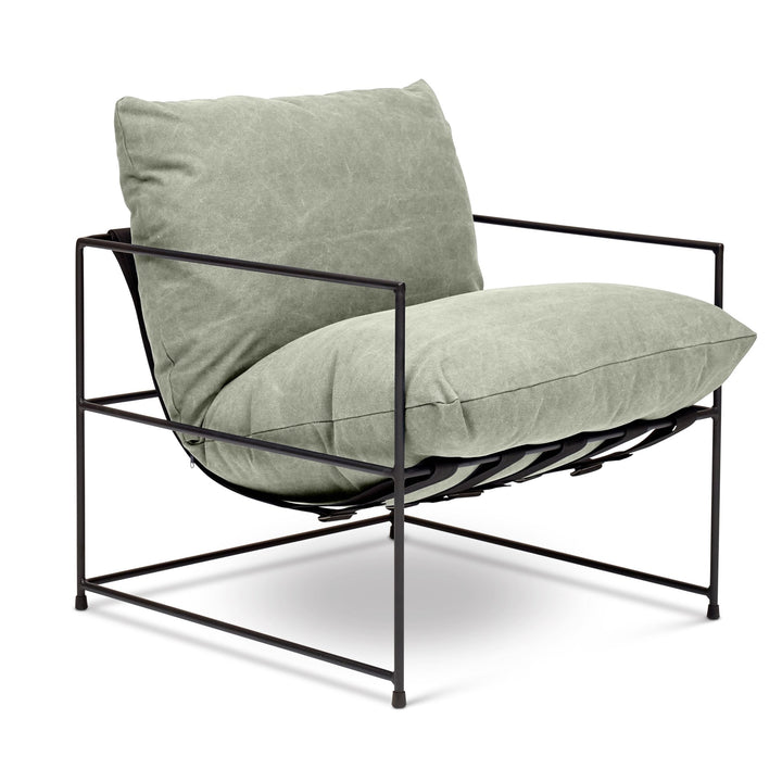 Trent Accent Chair - Urbia Chairs - Washed Forest - HORNE