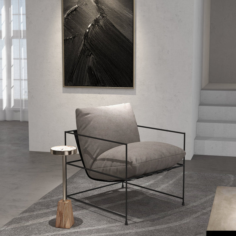 Trent Accent Chair - Urbia Chairs - Washed Forest - HORNE