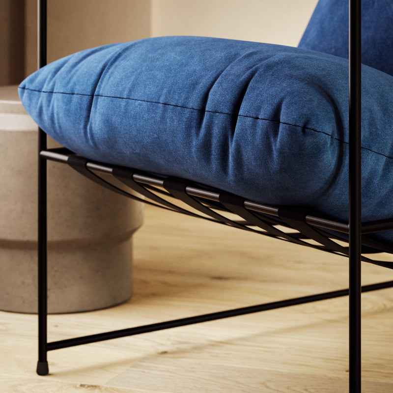 Trent Accent Chair - Urbia Chairs - Washed Forest - HORNE