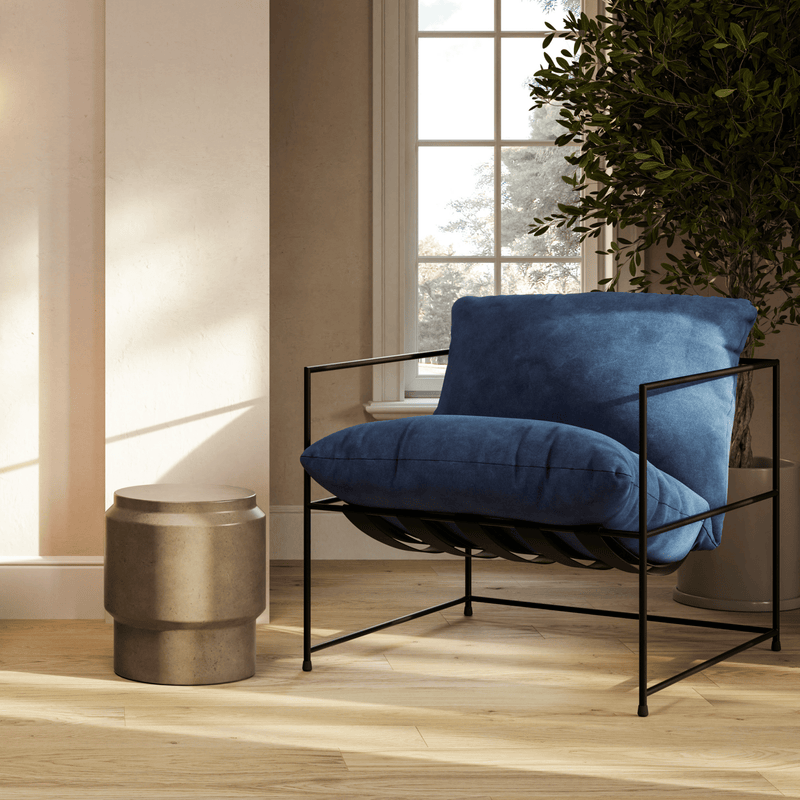 Trent Accent Chair - Urbia Chairs - Washed Forest - HORNE