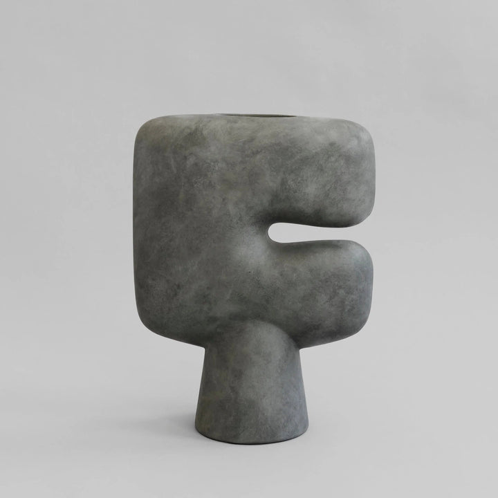 Tribal Vase - 101 Copenhagen Vases - Big - Dark Grey - HORNE