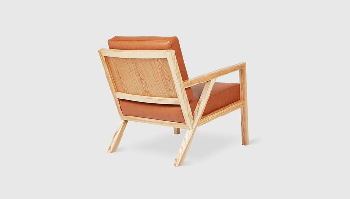Truss Chair - Gus* Modern Chairs - Truss Lounge Chair Vintage Smoke Ash Natural - HORNE