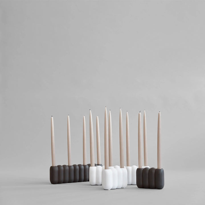 Tube Candle Holder - 101 Copenhagen Candle Holders - Big - Coffee - HORNE