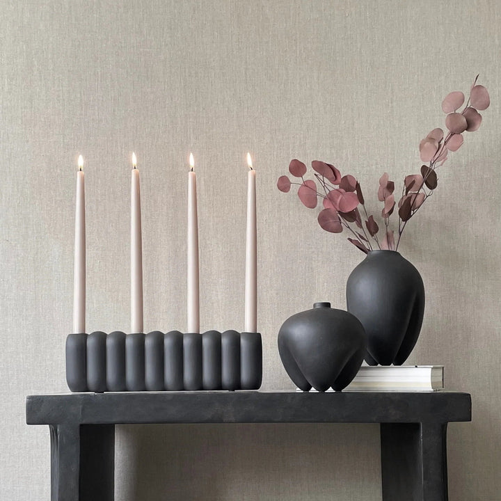 Tube Candle Holder - 101 Copenhagen Candle Holders - Big - Coffee - HORNE