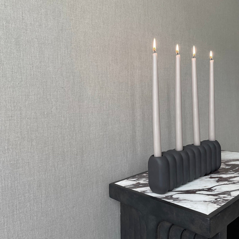 Tube Candle Holder - 101 Copenhagen Candle Holders - Big - Bone White - HORNE