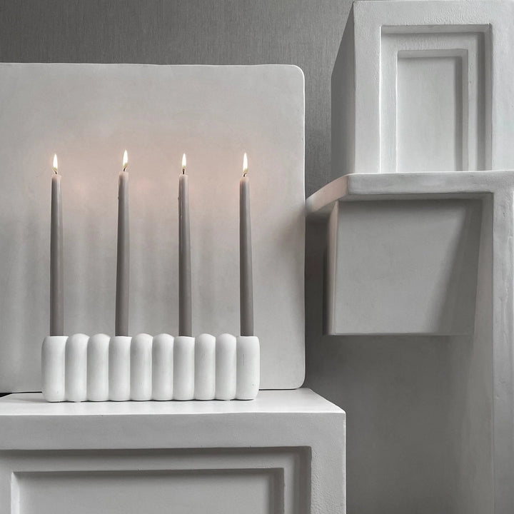 Tube Candle Holder - 101 Copenhagen Candle Holders - Big - Coffee - HORNE